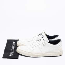 Common Projects White Leather Lace Up Sneakers Size 43