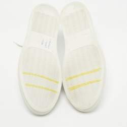  Common Projects White Leather Achilles Low Top Sneakers Size 44