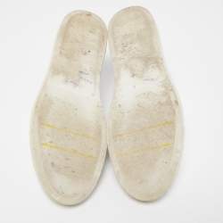 Pre Owned Common Projects White Leather Retro Low Top Sneakers Size 44