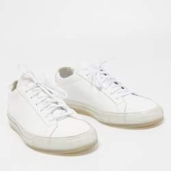 Common Projects White Leather Achilles Sneakers Size 41