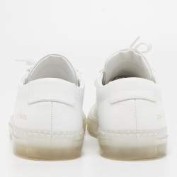Common Projects White Leather Achilles Sneakers Size 41