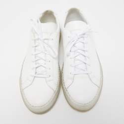 Common Projects White Leather Achilles Sneakers Size 41