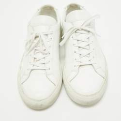 Common Projects White Leather Low Top Sneakers Size 41