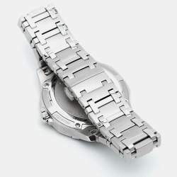 Pre Owned Concord Silver Stainless Steel Saratoga 02.1.14.1058 Men's Wristwatch 40 mm