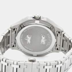 Pre Owned Concord Silver Stainless Steel Saratoga 02.1.14.1058 Men's Wristwatch 40 mm