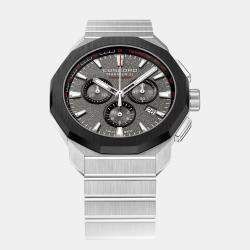Concord Grey Stainless Steel Mariner SL 0320592 Quartz Men's Wristwatch 42 mm