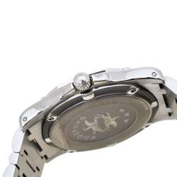 Pre Owned Concord Silver Diamonds Stainless Steel Saratoga SL 13.C2.230 Men's Wristwatch 34mm