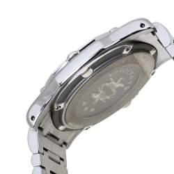 Pre Owned Concord Silver Diamonds Stainless Steel Saratoga SL 13.C2.230 Men's Wristwatch 34mm