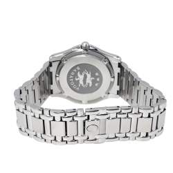 Concord Silver Mosaic Diamonds Stainless Steel Saratoga SL 13.C2.230 Men's Wristwatch 34mm