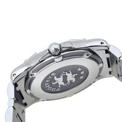 Concord Silver Mosaic Diamonds Stainless Steel Saratoga SL 13.C2.230 Men's Wristwatch 34mm