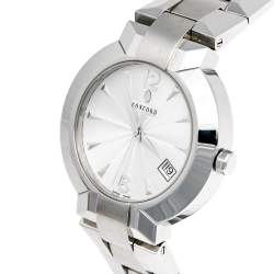 Concord Silver Stainless Steel La Scala 14.C2.1891 Men's Wristwatch 38 mm