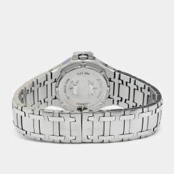 Pre Owned Concord Silver Stainless Steel Saratoga 14.C2.1894 Women's Wristwatch 37 mm 