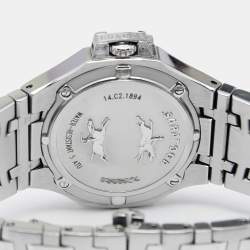 Pre Owned Concord Silver Stainless Steel Saratoga 14.C2.1894 Women's Wristwatch 37 mm 