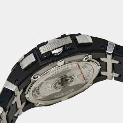 Concord Black Stainless Steel Saratoga 14.C5.1892 1 Chrono Men's Wristwatch 40 mm