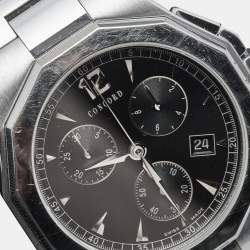 Pre Owned Concord Black Stainless Steel Mariner 14.C5.1894 Men's Wristwatch 42 mm