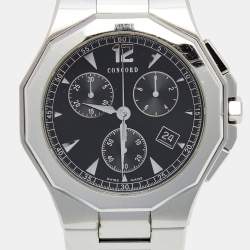 Pre Owned Concord Black Stainless Steel Mariner 14.C5.1894 Men's Wristwatch 42 mm