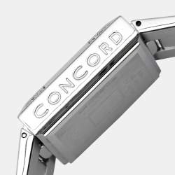 Pre Owned Concord Mother Of Pearl Diamond Stainless Steel La Scala "UAE Armed Forces" 14.H1.1371 Unisex Wristwatch 30 mm