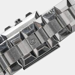 Pre Owned Concord Mother Of Pearl Diamond Stainless Steel La Scala "UAE Armed Forces" 14.H1.1371 Unisex Wristwatch 30 mm