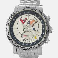 Pre Owned Corum Admiral's Cup 983.201.20 Automatic White Stainless Steel Men's Wristwatch
