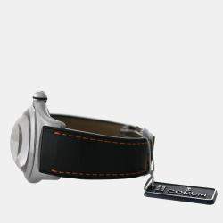 Pre Owned Corum Bubble Baron Samedi 02320.582001 Limited Edition Black Stainless Steel Automatic Men's Wristwatch 45 mm