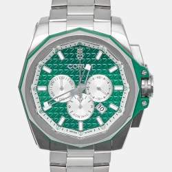 Pre Owned Corum Admiral 132.211.04/V200 AV51 Green Dial Titanium Men's Wristwatch 45 mm
