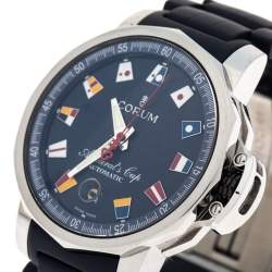Pre Owned Corum Blue Stainless Steel Admiral's Cup 082.833.20/F373 Men's Wristwatch 41 MM