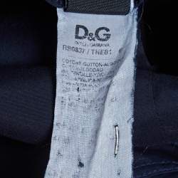 Pre Owned D&G Navy Blue Cotton Brad Slim Fit Shirt S