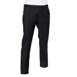D&G Midnight Blue Striped Wool Formal Pants M
