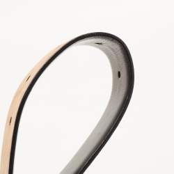 Pre Owned D&G Black Leather Buckle Belt 85 CM