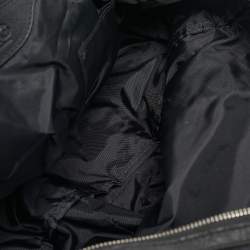 D&G Black Nylon Zipped Details Weekender Bag