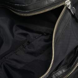 D&G Black Nylon Zipped Details Weekender Bag