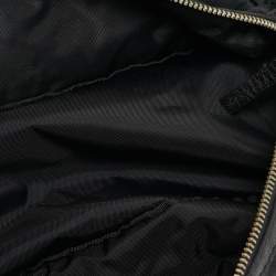D&G Black Nylon Zipped Details Weekender Bag