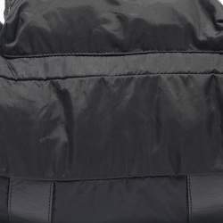 D&G Black Nylon Zipped Details Weekender Bag