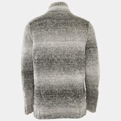 Pre Owned D&G Grey Wool Knit High Neck Sweater XXXL