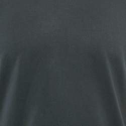 مملوكة مسبقًا D&G  Navy Blue Cotton Striped Band Trim Detail Cotton T-Shirt L