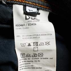 D&G Grey Washed Denim Regular Fit Jeans M/Waist 34"