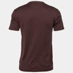 D&G Burdungy Embroidered Cotton T-Shirt M
