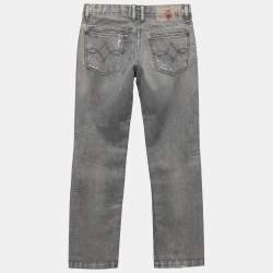 D&G Grey Distressed Denim Magic Jeans S