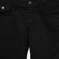 D&G Black Denim Straight Fit Power Jeans S