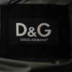 D&G Colorblock Technical Zip Front Hooded Jacket M