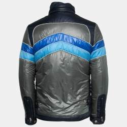 D&G Colorblock Technical Zip Front Hooded Jacket M