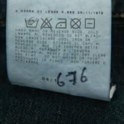 Pre Owned D&G Blue Denim Short Sleeve Shirt XL