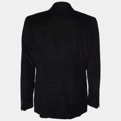 D&G Black Corduroy Button Front Blazer XXL