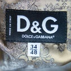 D&G Black Virgin Wool Sleeveless Vest M