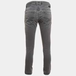 Diesel Dark Grey Distressed Denim Thommer CBB-NE Sweat Jeans M Waist 32"