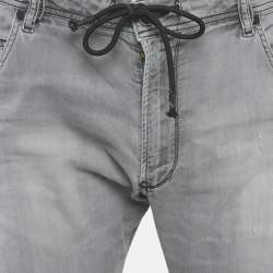 Diesel Grey Distressed Denim Jeans L Waist 34"