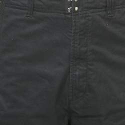 مملوكة مسبقًا Diesel Black Denim Zip Detail Jeans L/Waist 34"