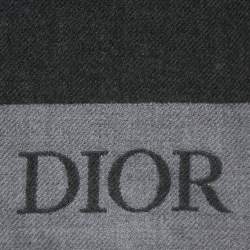 مملوكة مسبقًا وشاح ديور هوم صوف رمادي إشارب