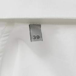 Pre Owned Dior Homme X Cactus White Logo Applique Cotton Shirt M