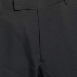 Pre Owned Dior Home Black Gabardine Tailored Trousers XL